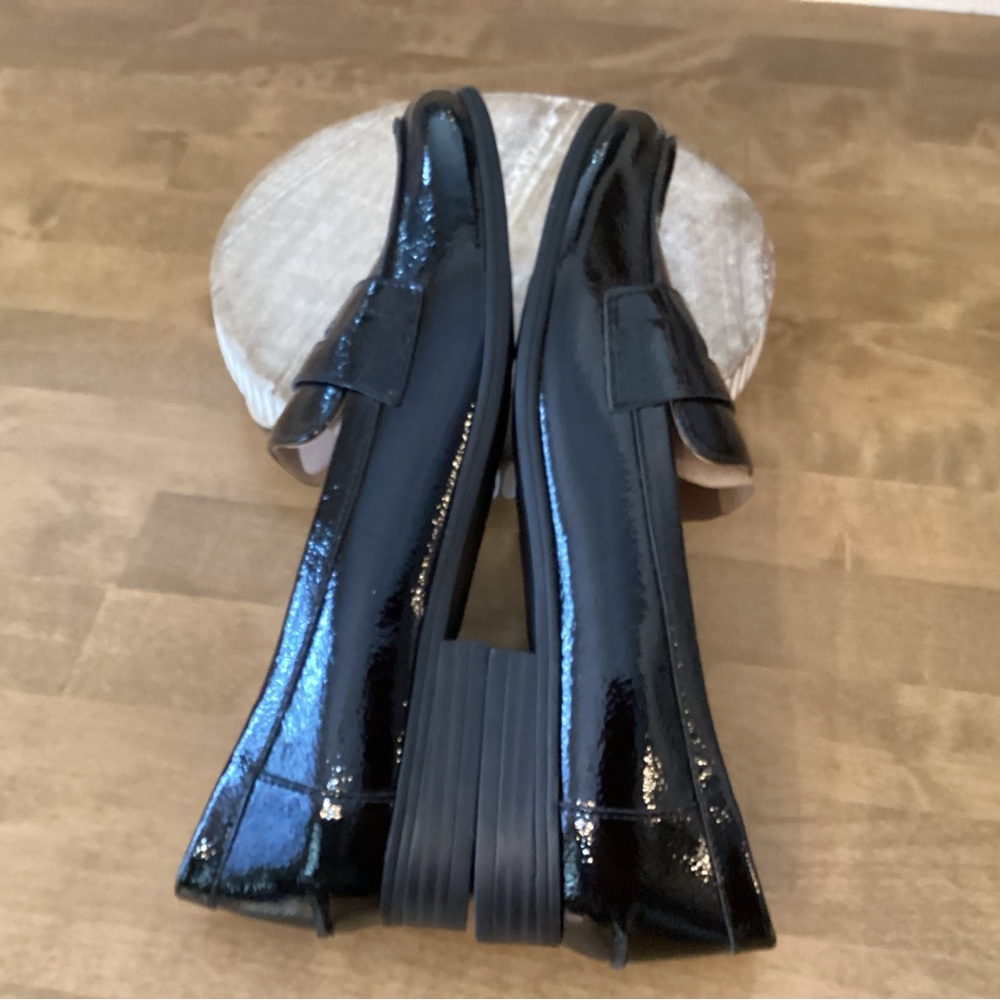 LifeStride Soft System Madison Black Crinkle Loafers Sz 8.5M NWOB - Picture 4 of 7